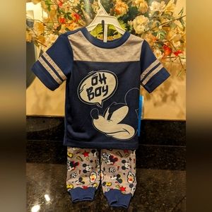 Disney NWT Mickey Mouse Two- Piece Set